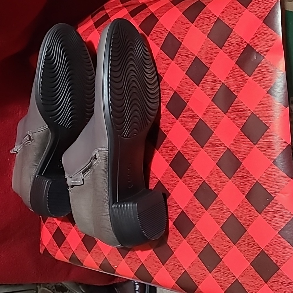 Ecco Charcoal Ankle Booties - Picture 3 of 3